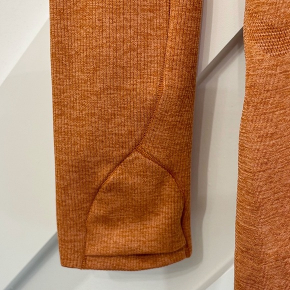 Lululemon Swiftly Tech Long Sleeve Shirt Size 8 In Butternut Brown/Warm Apricot - Picture 4 of 6